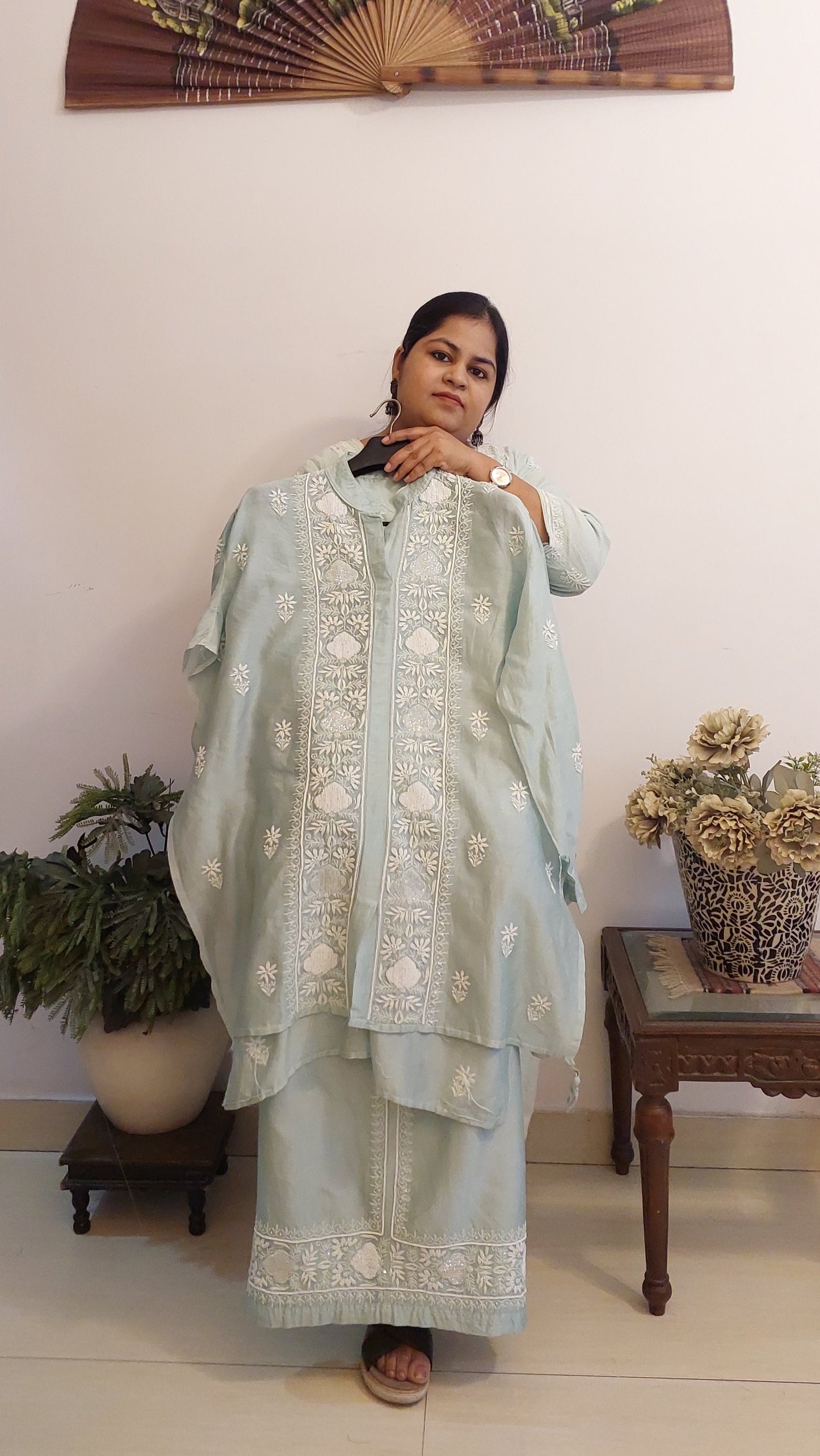 Chanderi Silk Coord Set