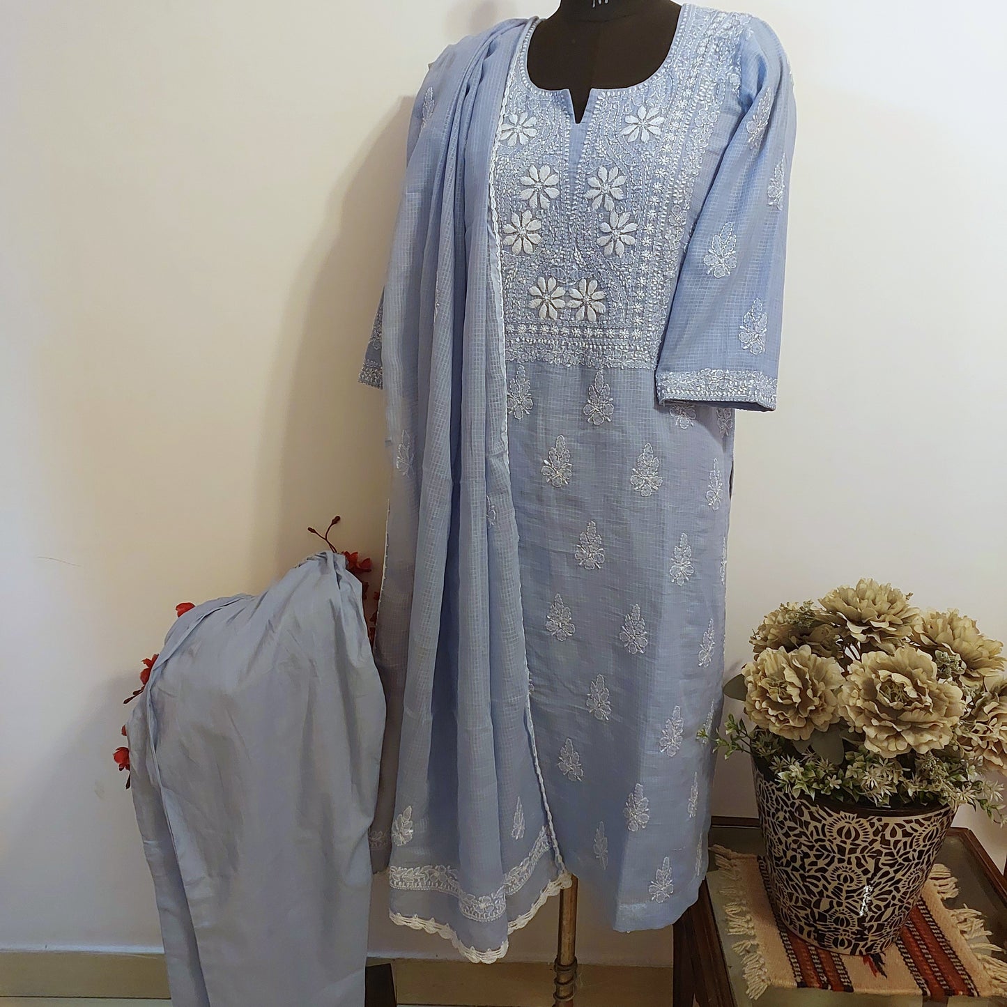 Kota doriya Chikankari