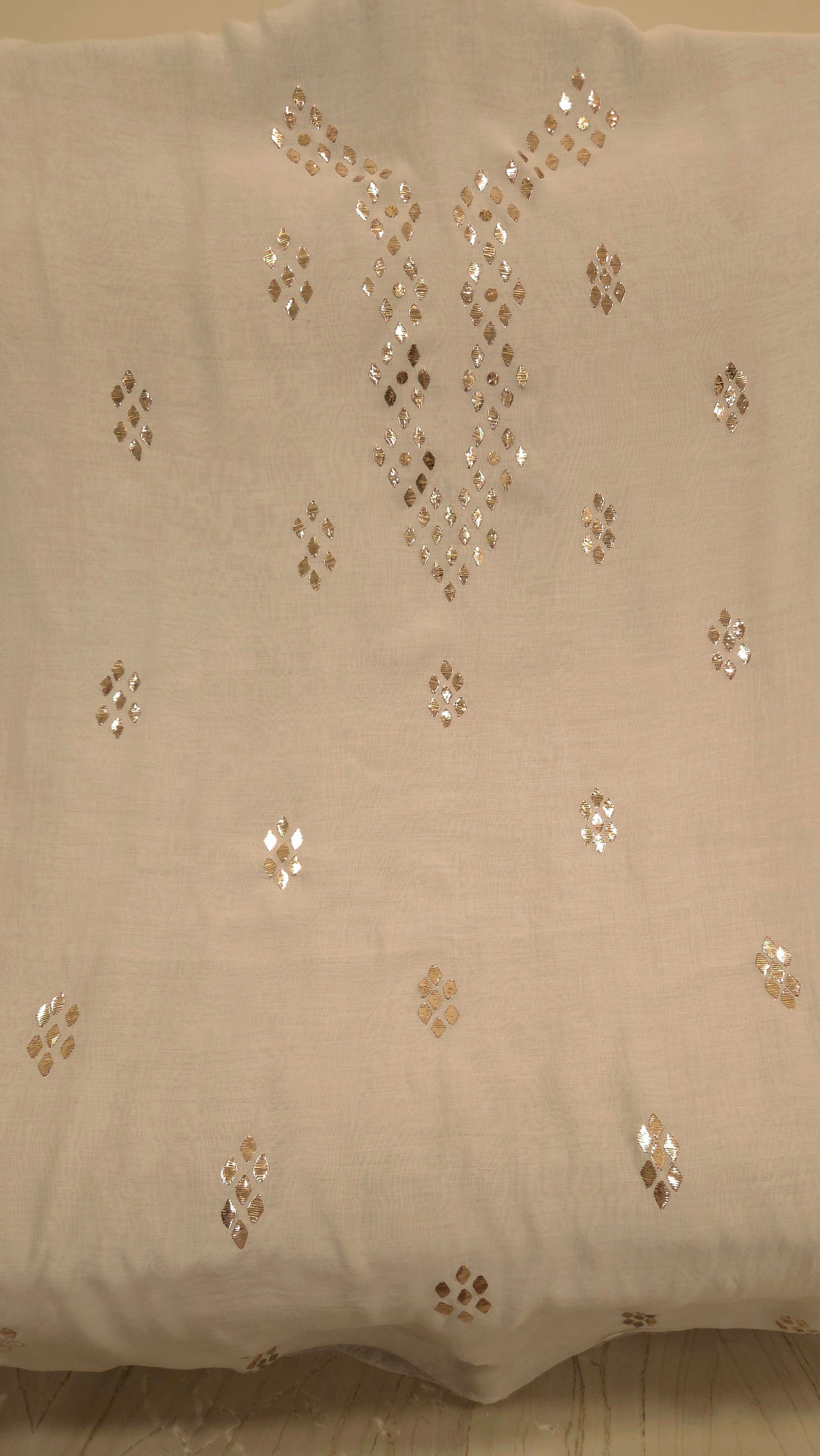Pure Mul Chanderi Men's Kurta Fabric
