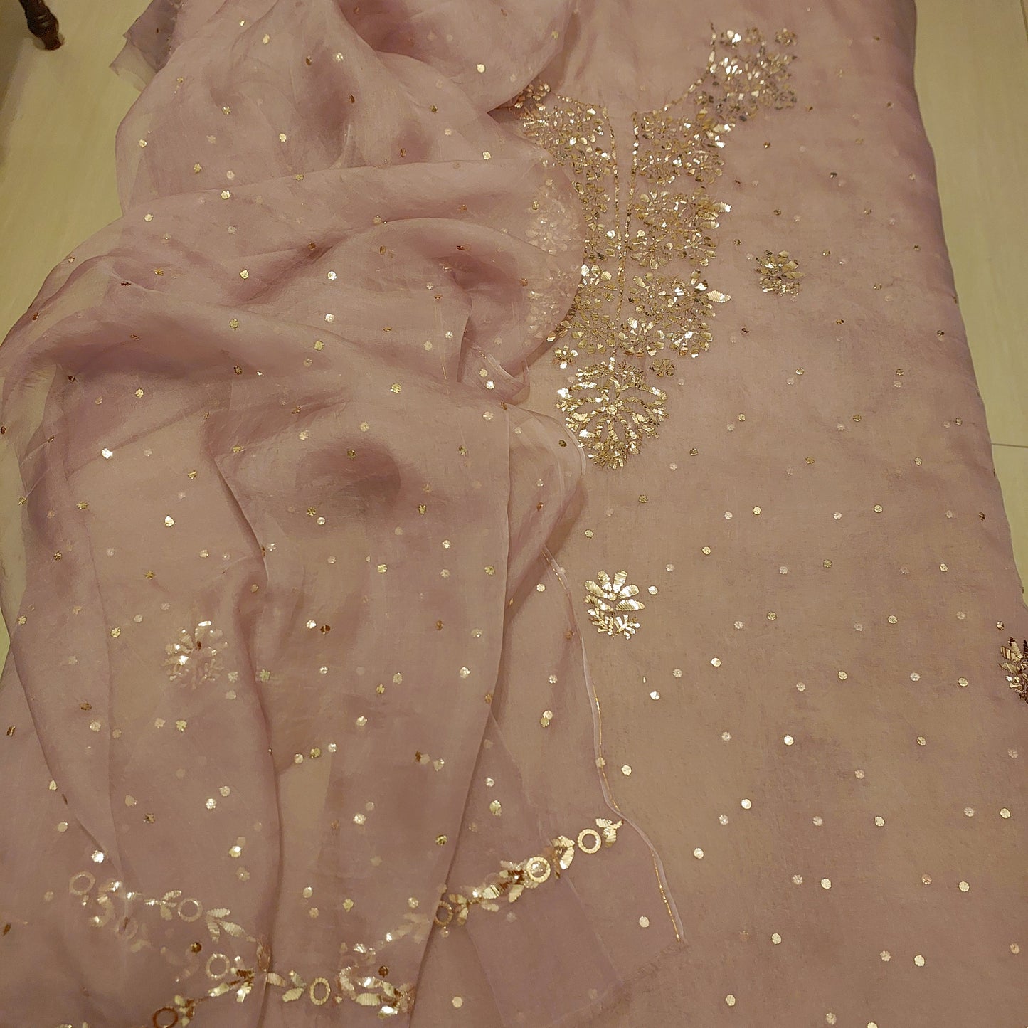 Pure organza mukaish