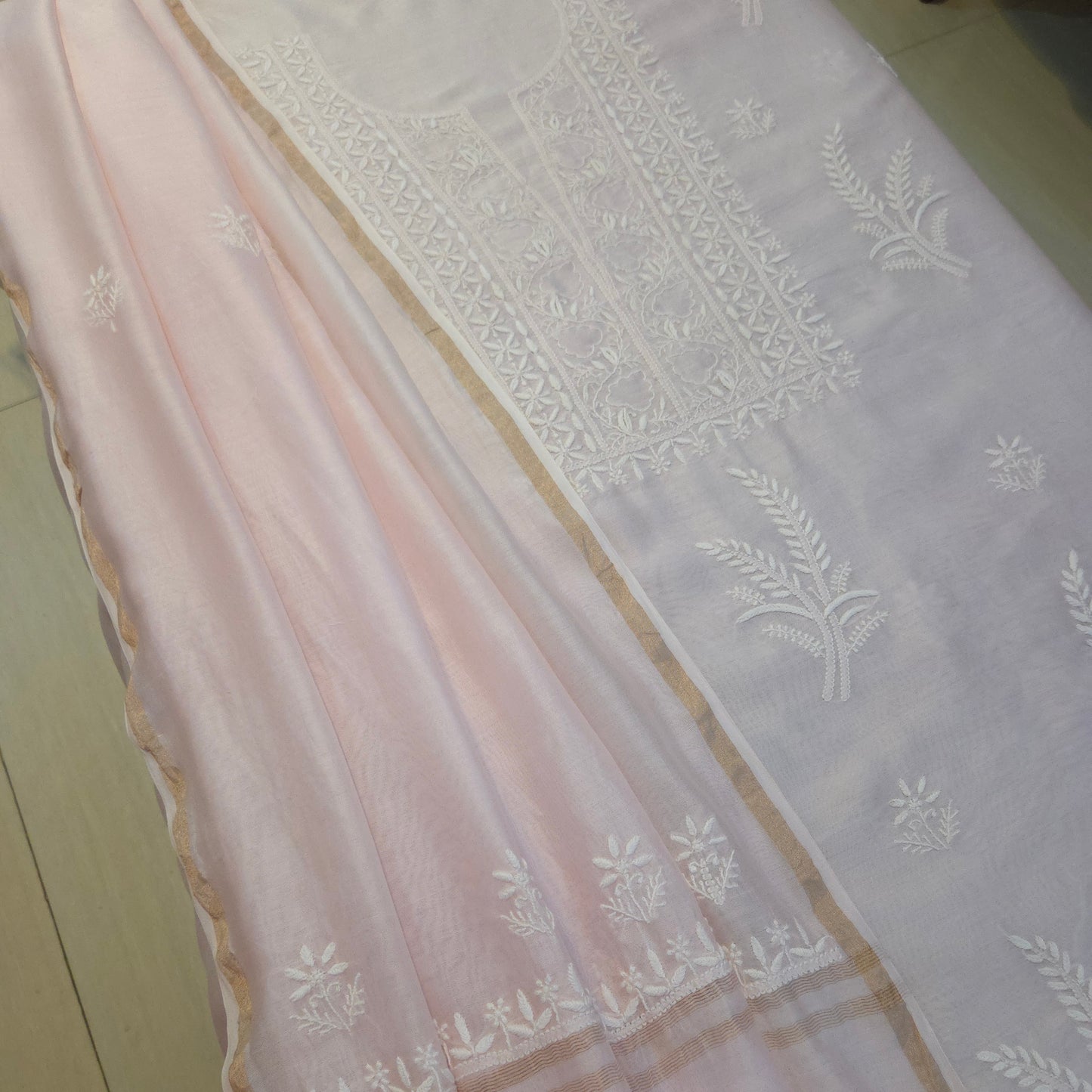 Chanderi Silk Suit