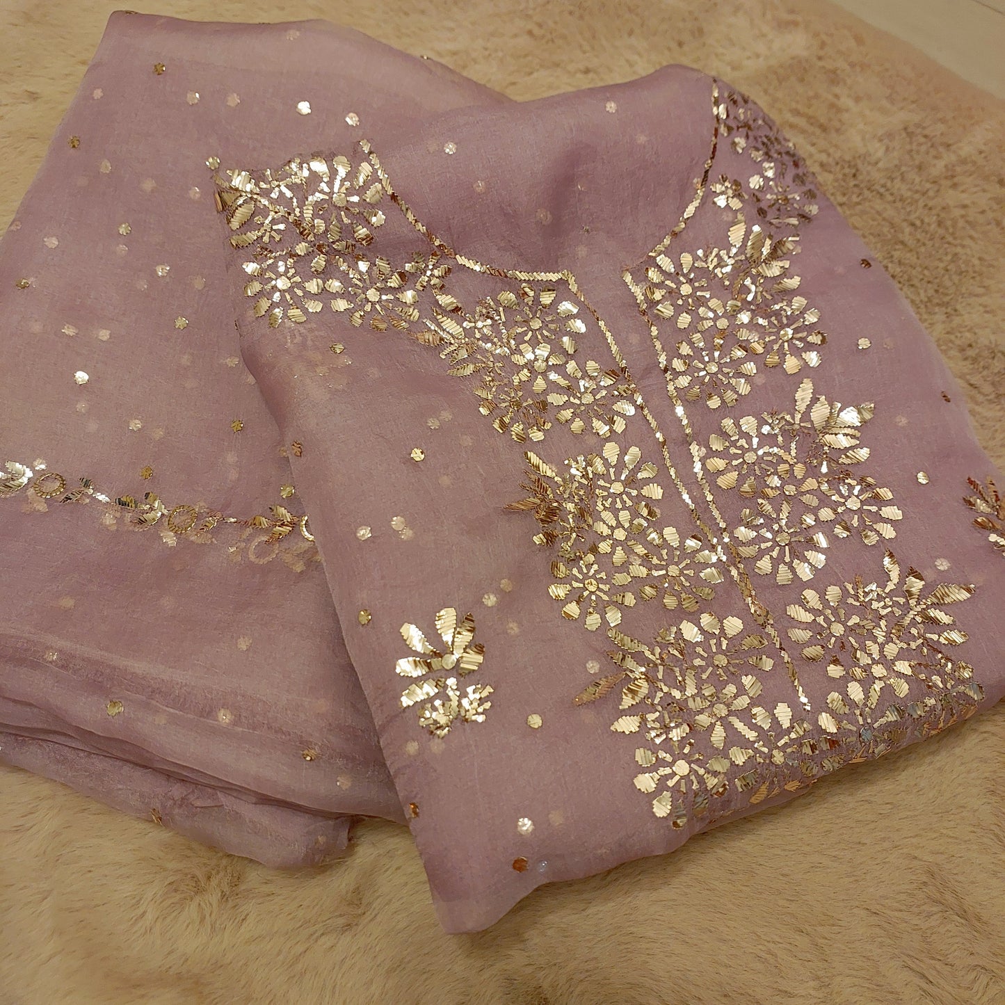 Pure organza mukaish