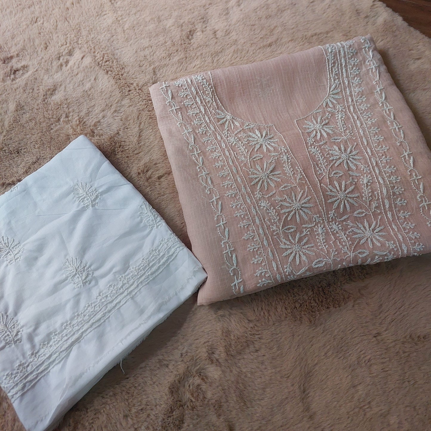 Pure kota doriya chikankari