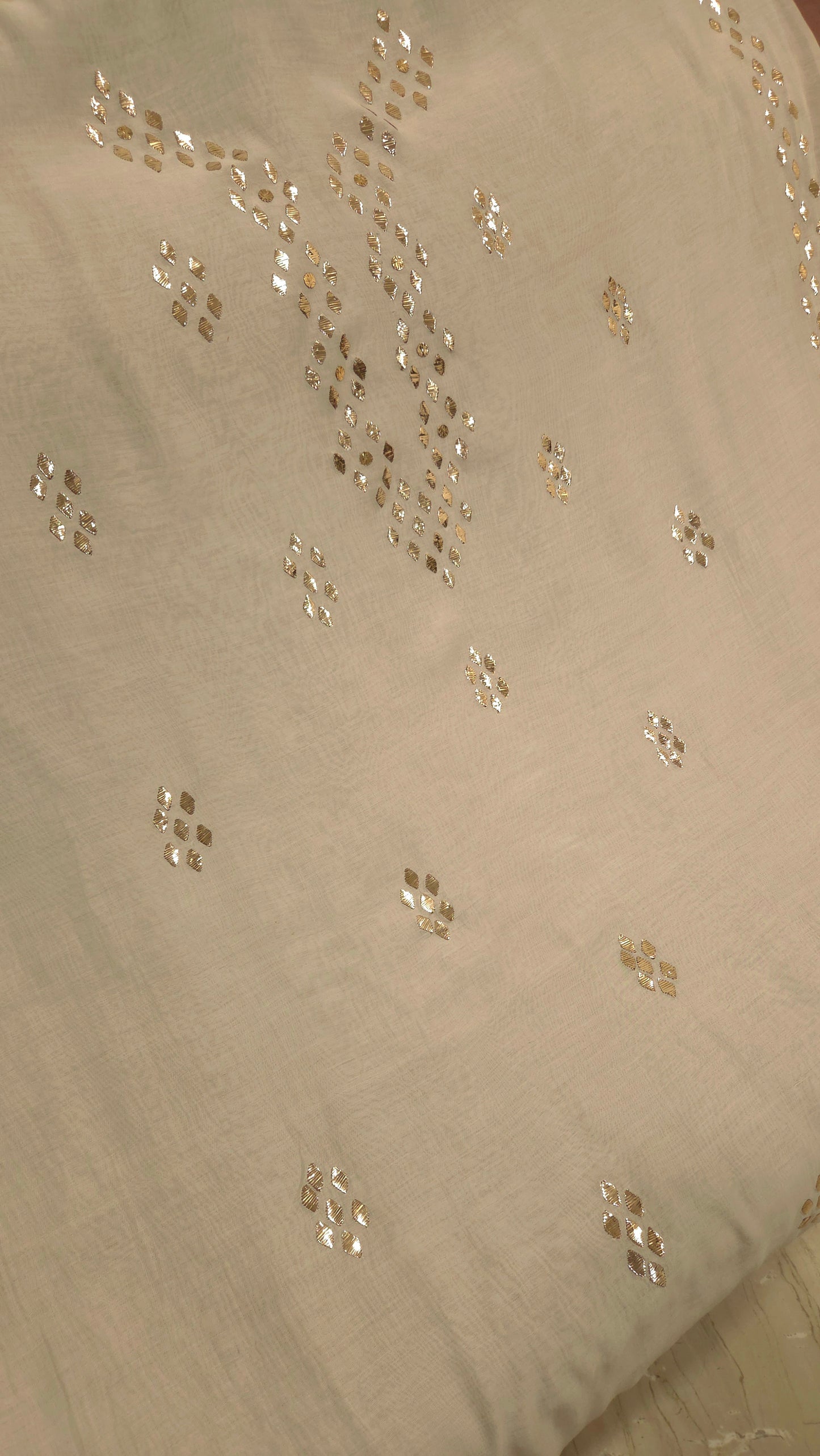 Pure Mul Chanderi Men's Kurta Fabric