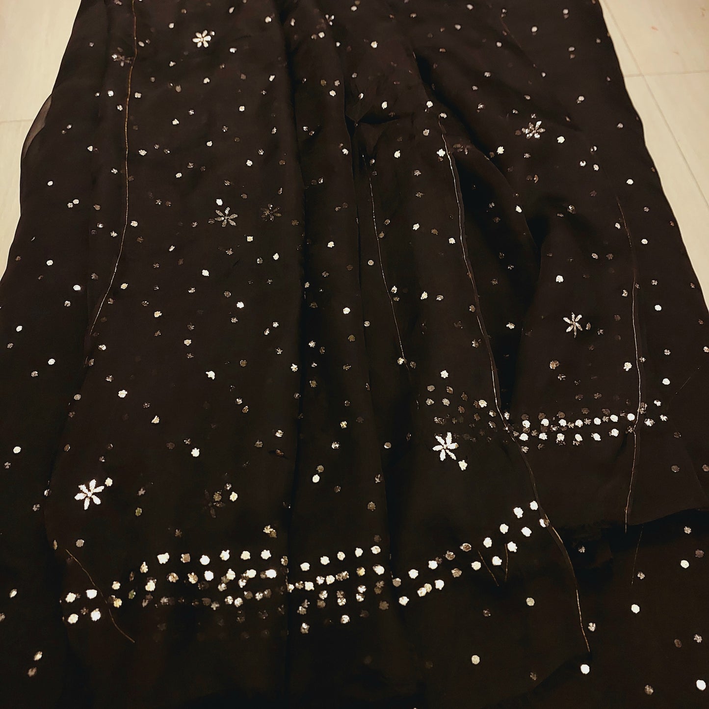 Pure Organza Mukaish Suit