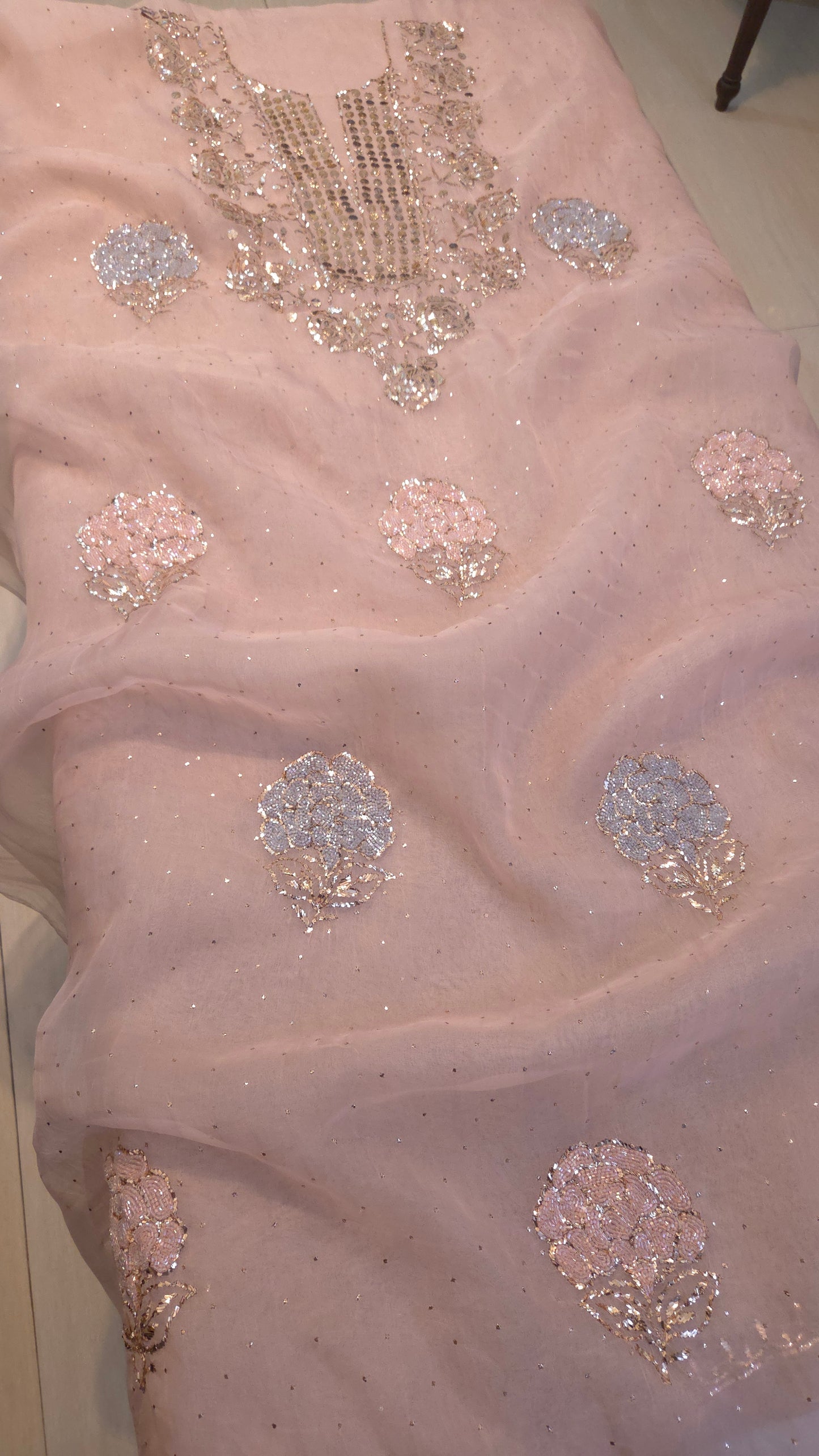 Pure Organza Kamdani Suit