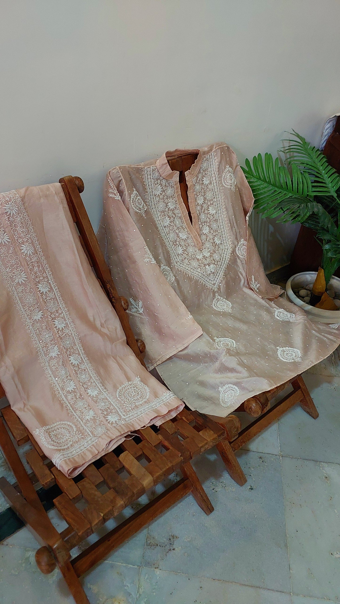 Chanderi Silk Coord Set