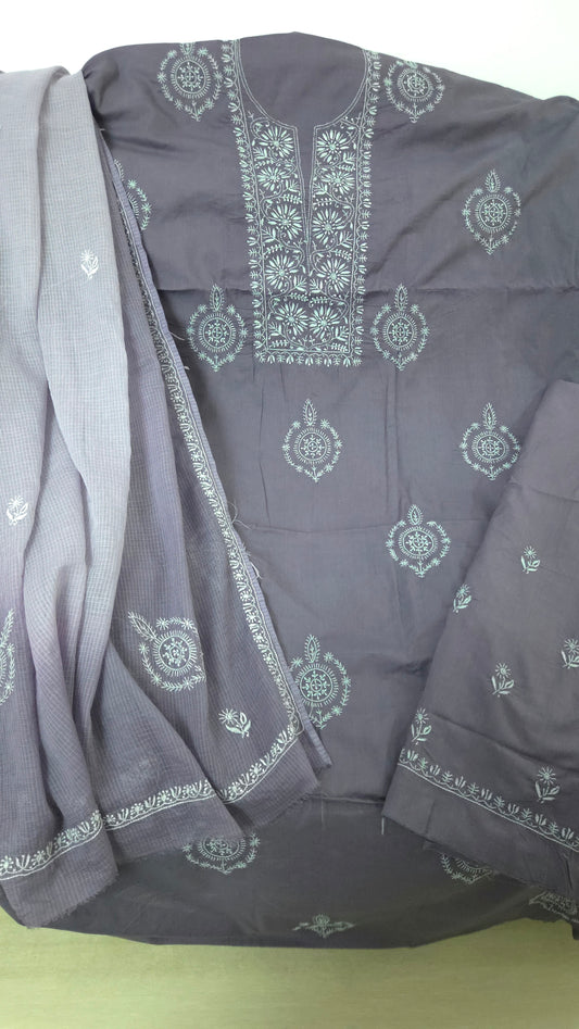 3 Piece Cotton Suit
