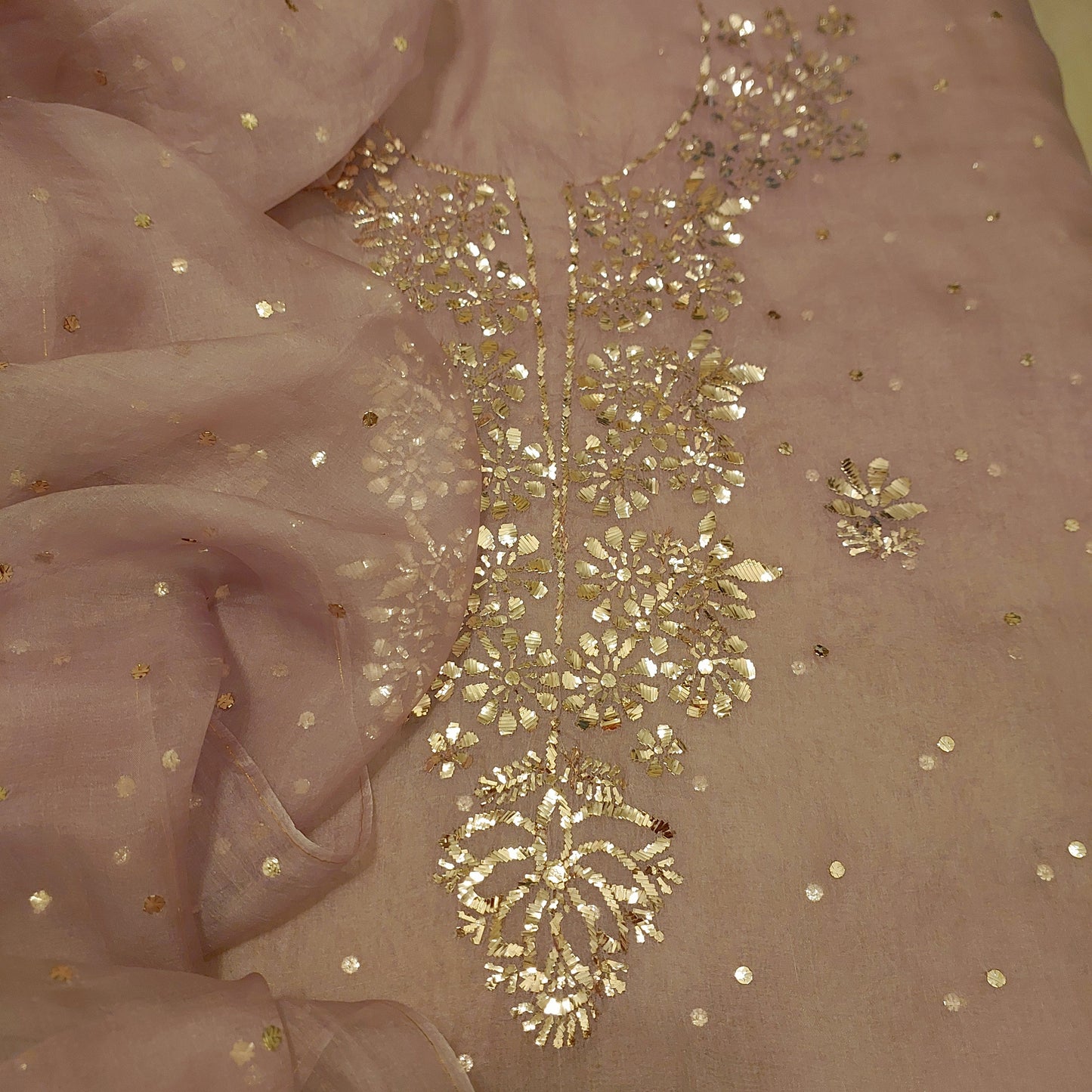 Pure organza mukaish