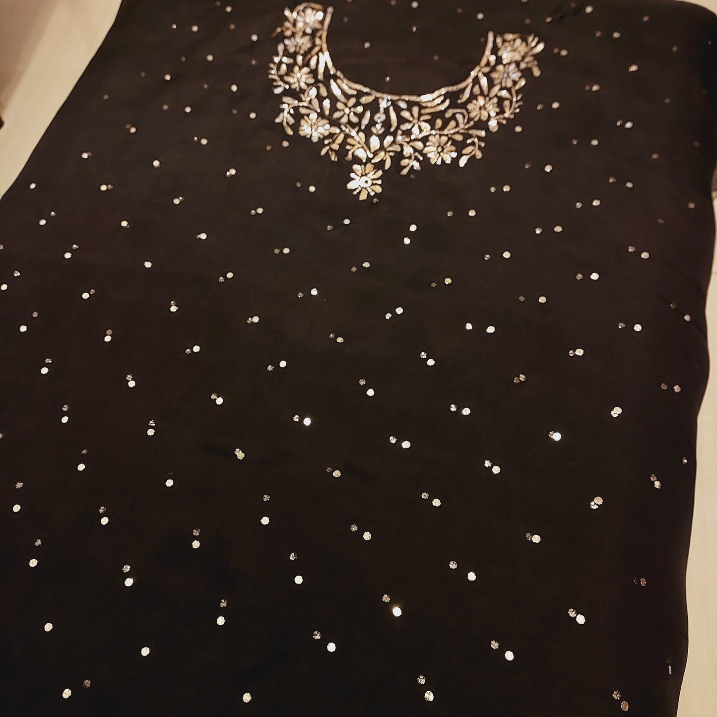 Pure Organza Mukaish Suit