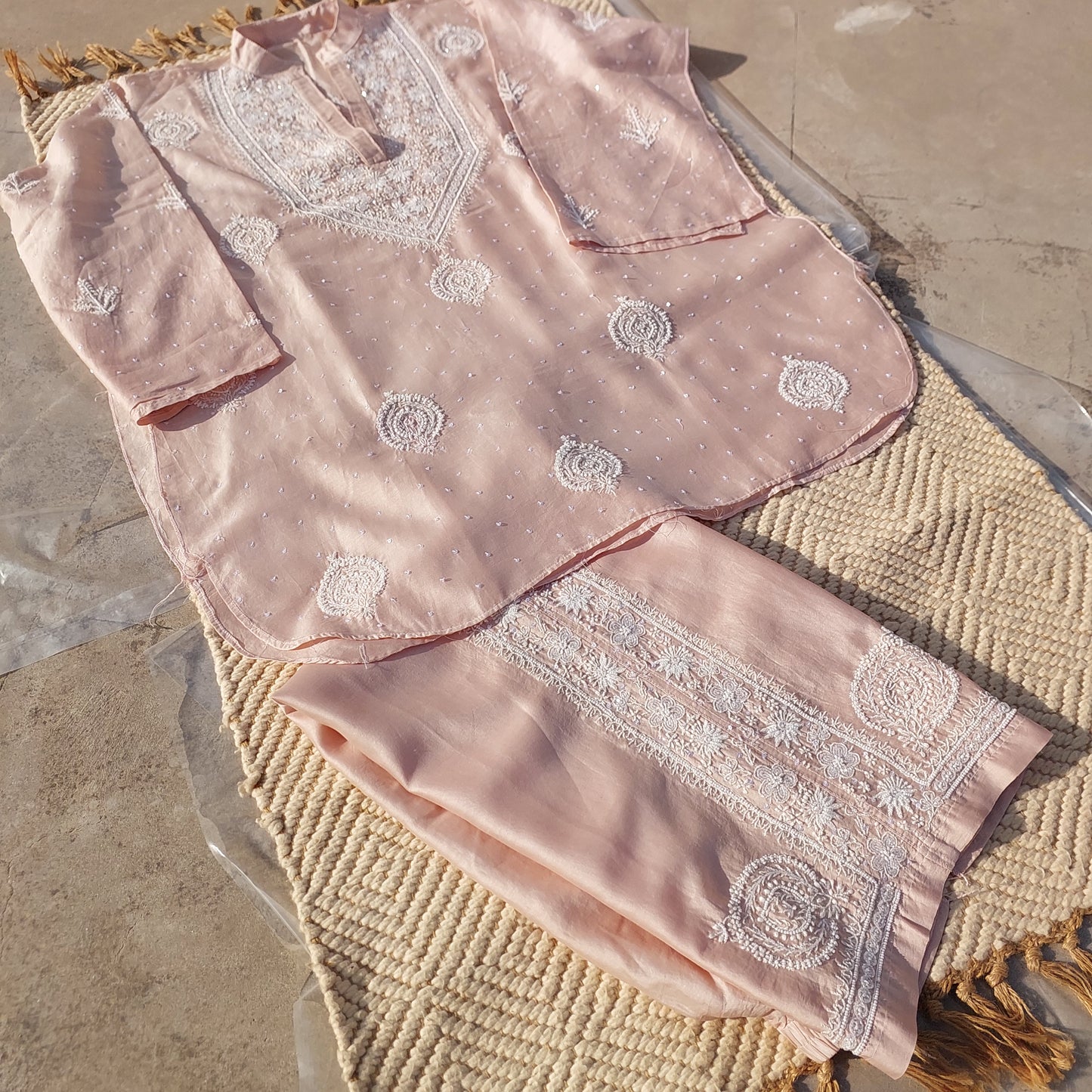 Chanderi Silk Coord Set