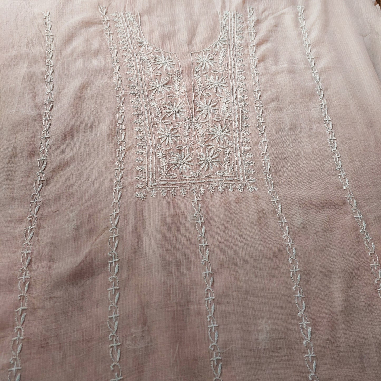 Pure kota doriya chikankari