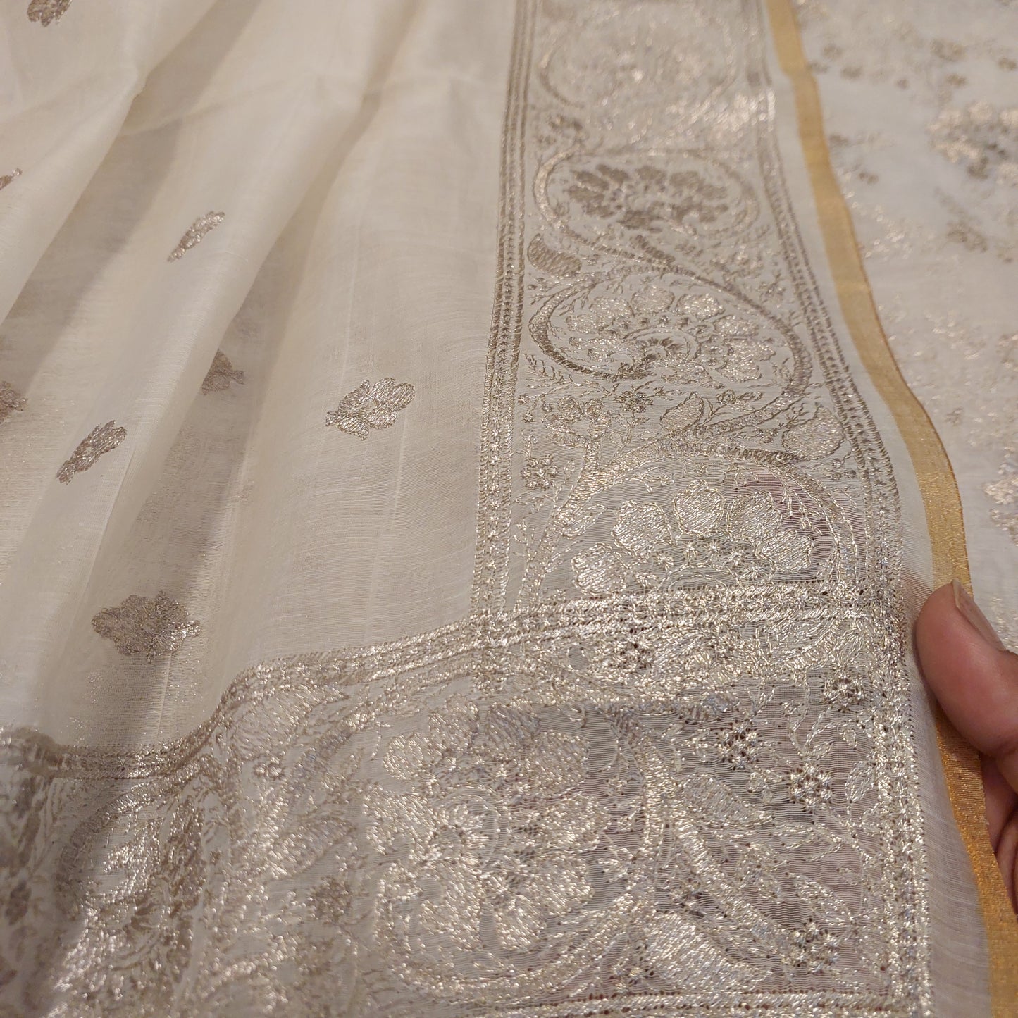 Mul Chanderi Banarsi Suit
